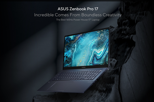 Laptop Asus Zenbook Pro 17 Meluncur dengan Prosesor Ryzen 6000
