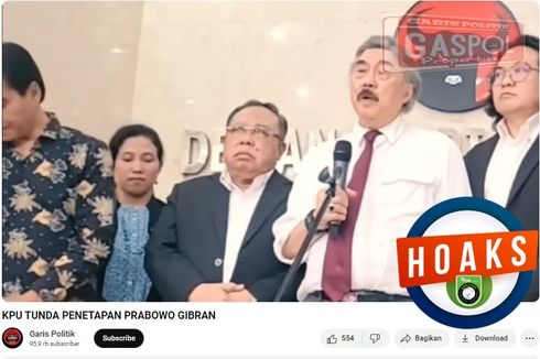INFOGRAFIK: Hoaks KPU Tunda Penetapan Prabowo-Gibran, Simak Bantahannya