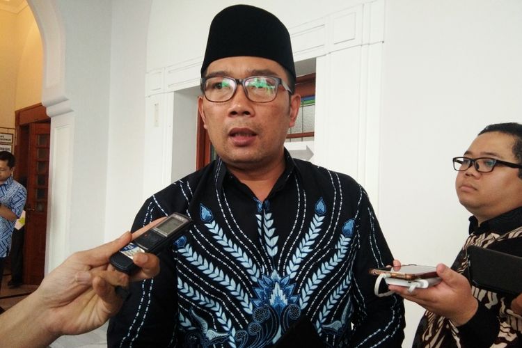 Gubernur Jawa Barat Ridwan Kamil saat ditemui di Gedung Sate, Jalan Diponegoro, Kamis (6/12/2018).