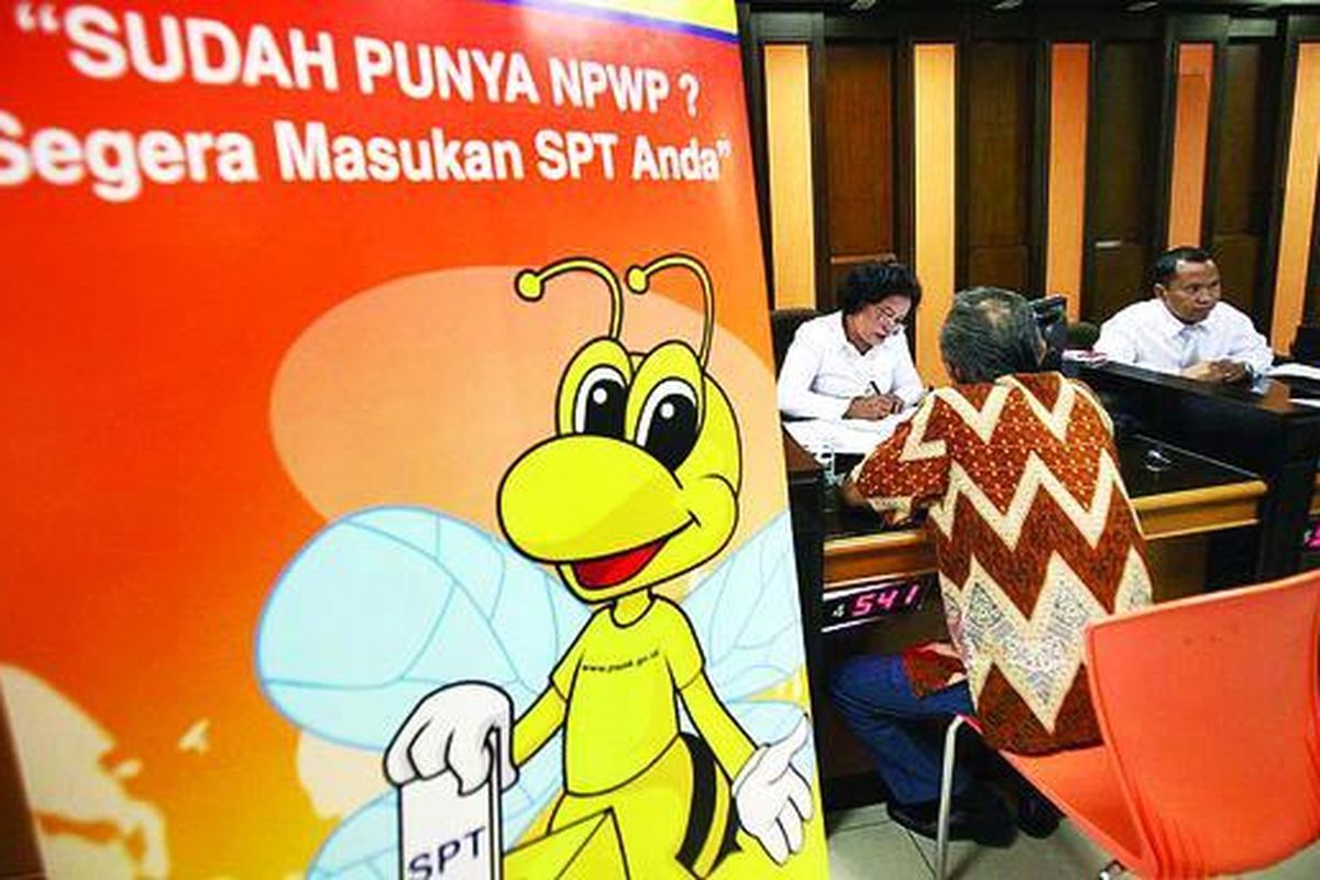 Pelayanan pajak di Kantor Pelayanan Pajak Pratama Tanah Abang Dua, Tanah Abang, Jakarta.