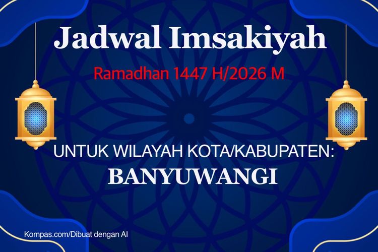 Jadwal Imsakiyah 16 Ramadhan di Banyuwangi, 3 Maret 2026