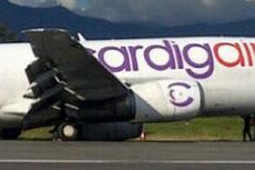 Pesawat Kargo Cardig Air PK-BBY Alami Patah Roda Kiri di Bandara Wamena