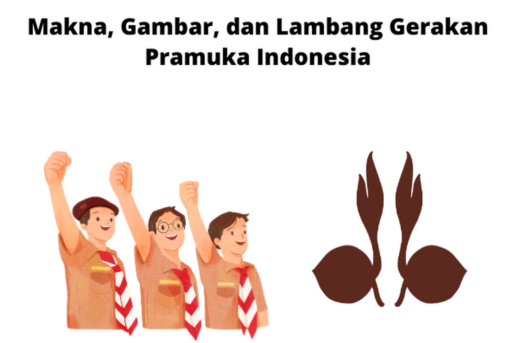 Lambang Gerakan Pramuka Indonesia adalah tunas kelapa.
