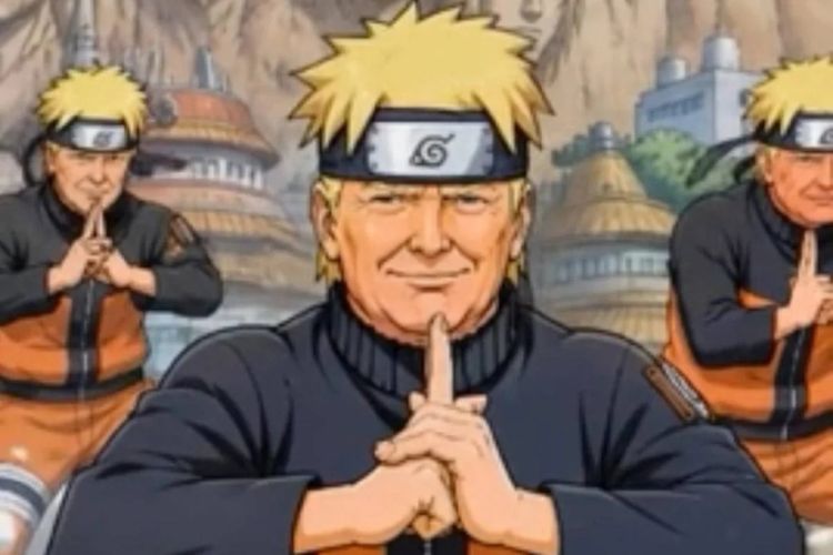 Trump Jadi Naruto, Langsung 