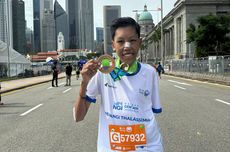 Kisah Fadel Noorandi, Penyintas Talasemia yang Berhasil Finish Singapore Marathon 2024