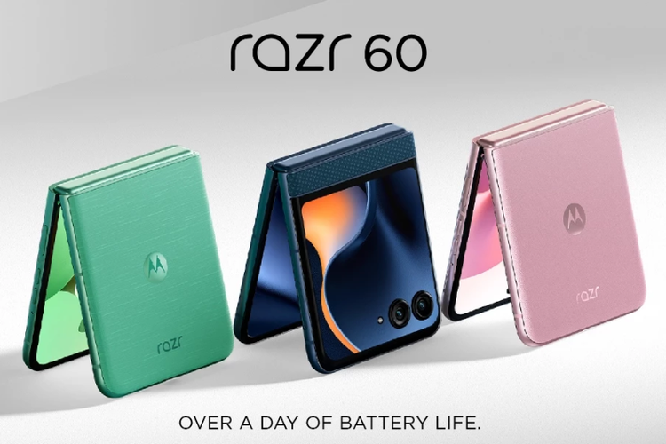 Ilustrasi Moto Razr 60.