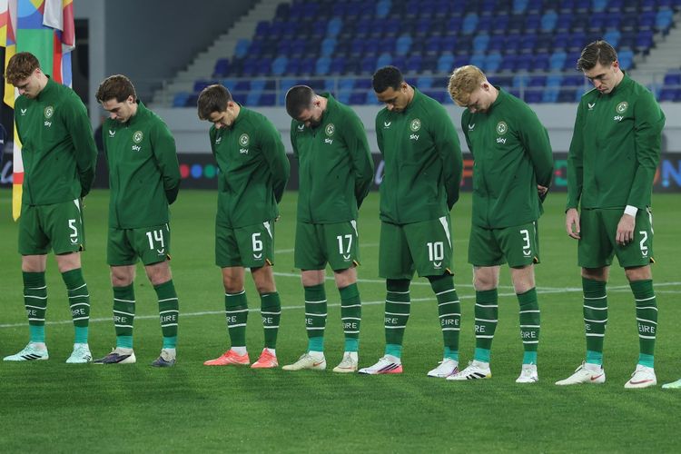 Timnas Irlandia Kembali Protes Israel dengan Aksi Diam, Laga Berakhir 1-1