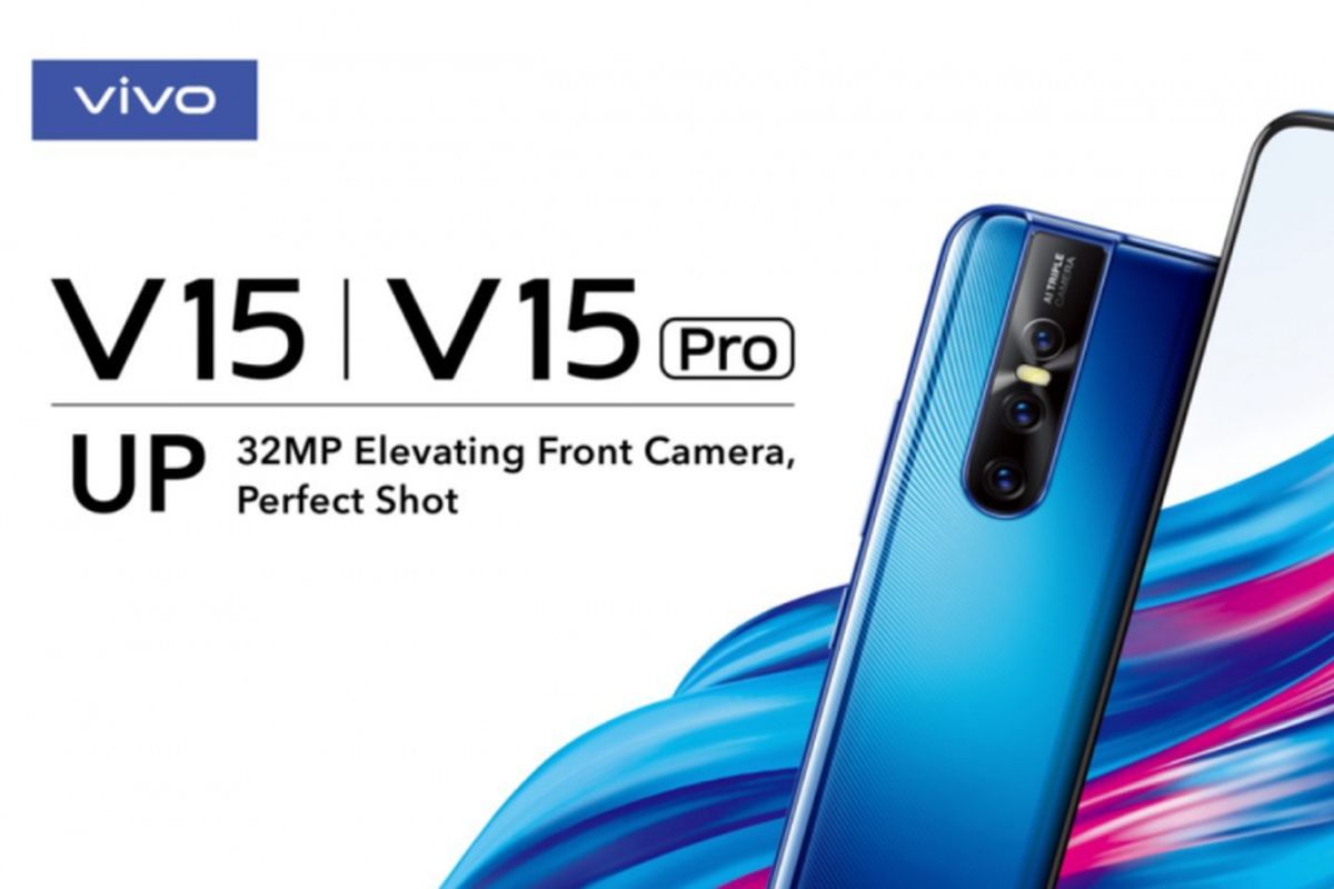 Vivo V15 Pro dengan kamera selfie 32 megapiksel. 