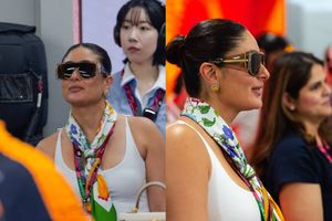 Pesona Gaya Mewah Kareena Kapoor di F1 Singapura