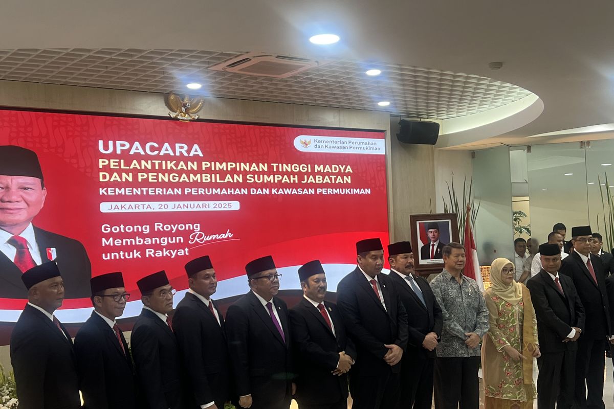 Ara Lantik 8 Pejabat Tinggi Madya Kementerian PKP