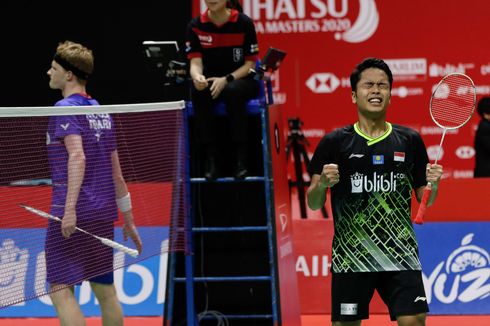 Thailand Open II, Anthony Ginting Lolos ke World Tour Finals 2020 berkat Mi Instan