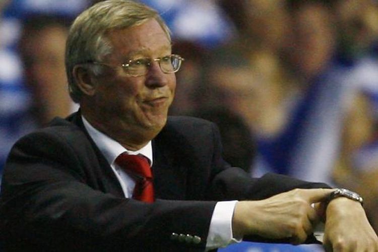 Mantan manajer Manchester United, Sir Alex Ferguson. 