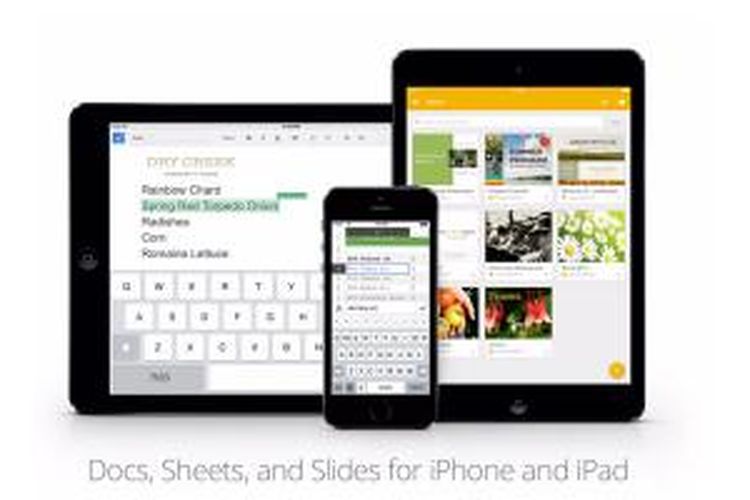 Google Doc, Sheet, dan Slides untuk iPhone dan iPad.