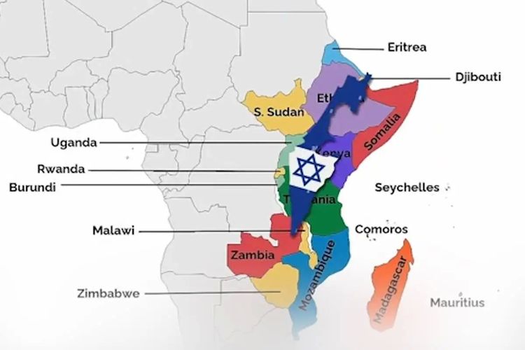 Ilustrasi negara Israel hampir didirikan di Kenya, Afrika Timur.