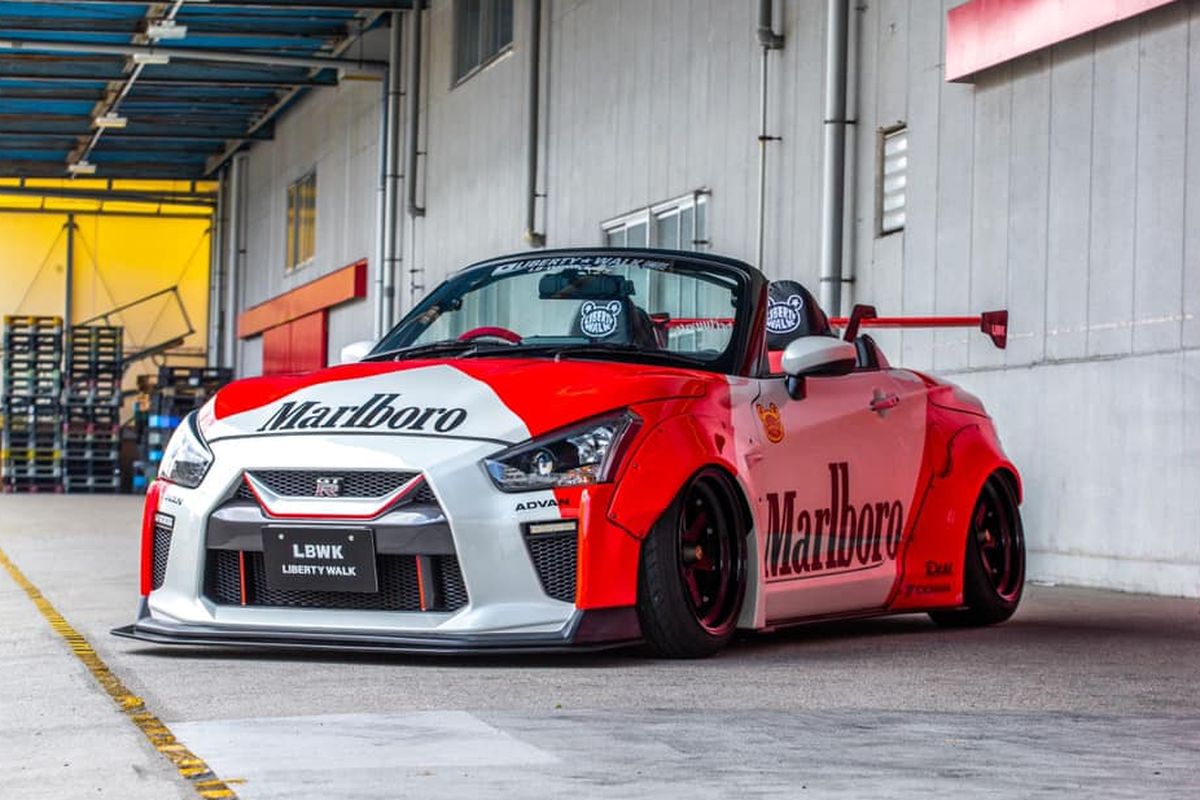 Modifikasi Daihatsu Copen ala Nissan GT-R