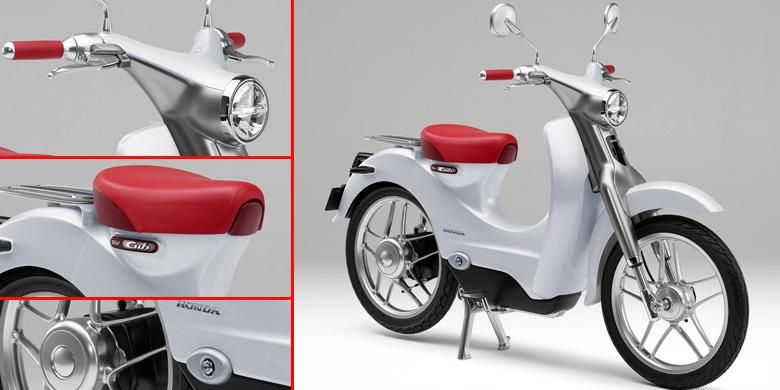 Honda EV-Cub siap tampil di Tokyo Motor Show 2015.