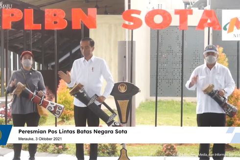Jokowi Resmikan PLBN Sota, PLBN Kedua di Papua