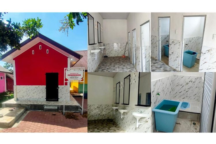 Pasar Modal Indonesia dan Yayasan Rumah Asuh Indonesia memberikan bantuan pembangunan toilet baru dan perlengkapan sekolah untuk 237 siswa SMPN 2 Kejuruan Muda, Kabupaten Aceh Tamiang