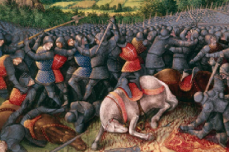 Ilustrasi Perang Salib oleh Sebastian Marmoret, tahun 1490. 