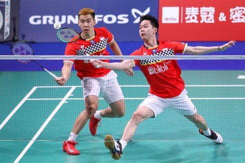 Drawing Fuzhou China Open 2019, Marcus/Kevin Lawan Wakil Malaysia