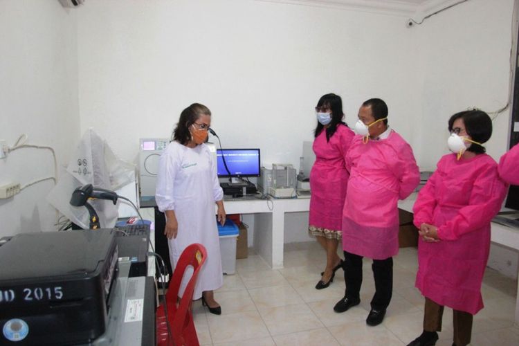 Fasilitas PCR Test di RSUD Djasamen Saragih Pematangsiantar. Rumah sakit pemerintah ini dilengkapi Laboratorium PCR test. (Dok: Pemkot Pematangsiantar).