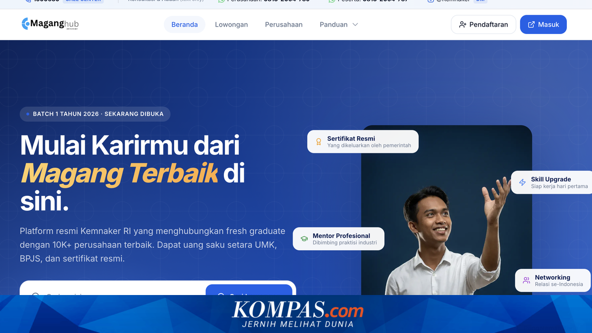 Dibuka besok, Ini Link dan Cara Daftar Program Magang Nasional 2026