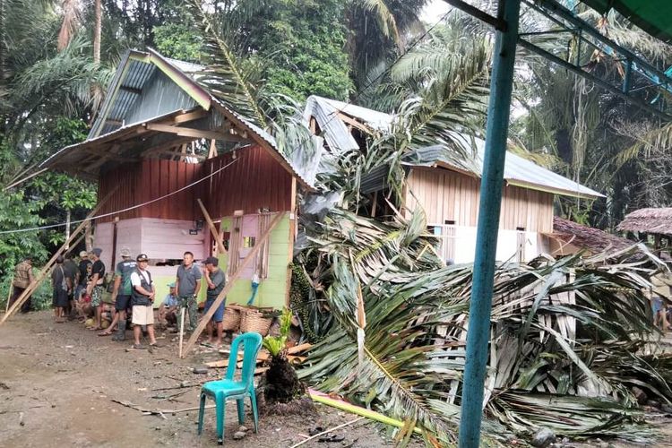 Hujan deras disertai angin kencang yang melanda Dusun Terpadu I, Desa Salupao, Kecamatan Lamasi Timur, Kabupaten Luwu, Sulawesi Selatan, Selasa (02/1/2024) dini hari membuat sebuah pohon aren tumbang dan menimpa rumah warga, satu orang meninggal dunia dalam kejadian ini.