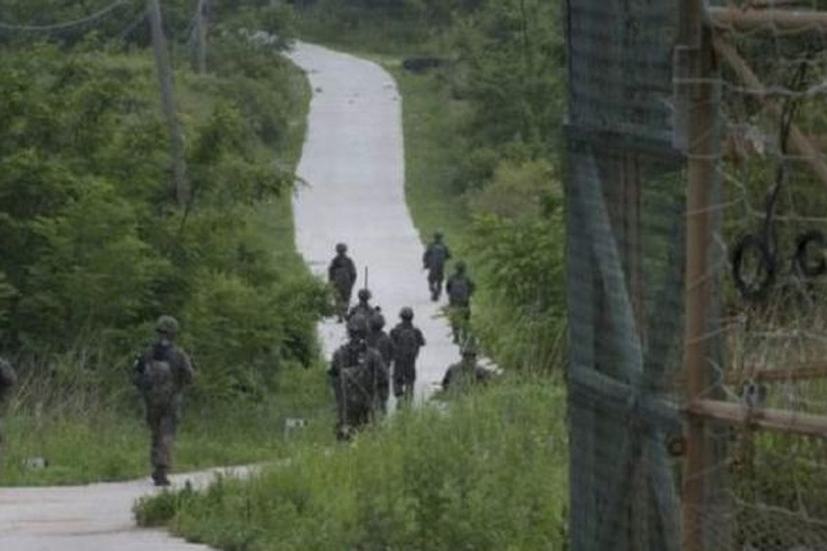 Zona demiliterisasi Korea adalah salah satu zona yang paling dijaga ketat di dunia 