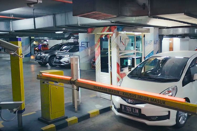 Ilustrasi parkir cashless