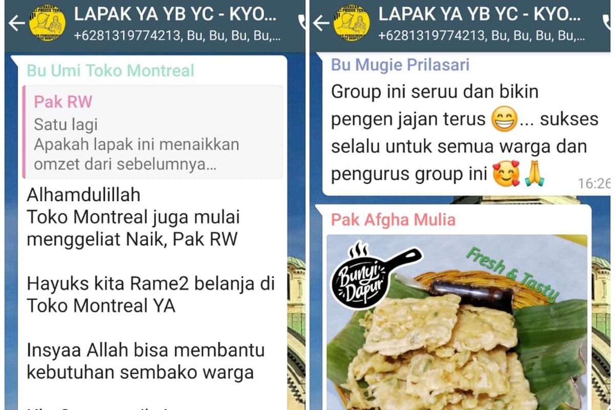 Tangkapan Layar Lapak Montreal, Toronto, dan Kyoto, Perumahan Kota Wisata yang dinisiasi warga demi pemulihan ekonomi skala mikro.