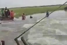 Tanggul Anak Sungai Bengawan Solo Jebol, Ratusan Hektar Pertanian Warga di Bojonegoro Terendam