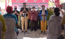 1.308 KPM di Kecamatan Dawan, Bali Terima Bansos Tunai