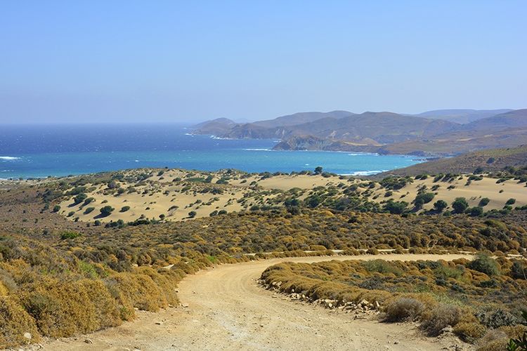 Padang Pasir Gomati di Yunani, salah satu lokasi syuting serial Descendants of the Sun.