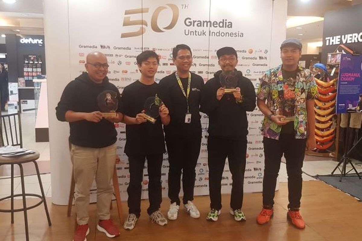 Acara 50 Tahun #GramediaUntukIndonesia di Gramedia PIM, Jakarta, Jumat (31/1/2020)