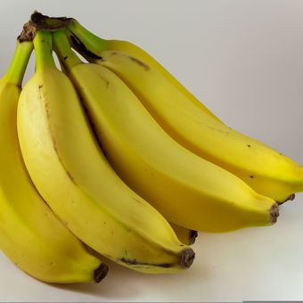 Ilustrasi buah pisang yang sudah masak.
