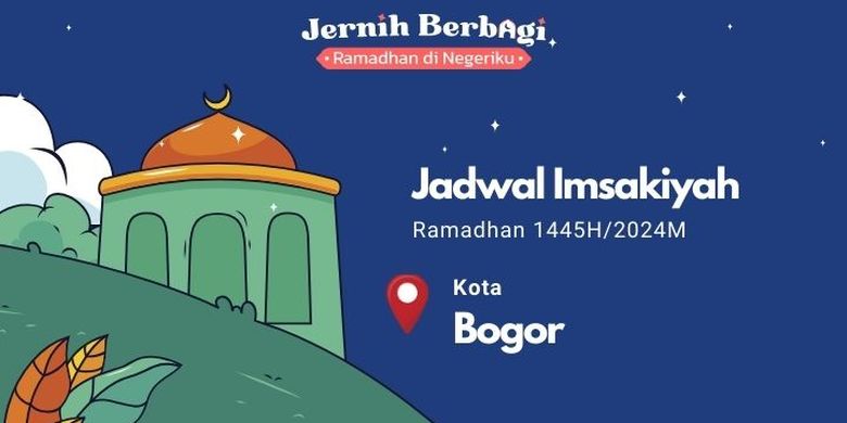 Jadwal Imsakiyah Kota Bogor selama Ramadhan 2024