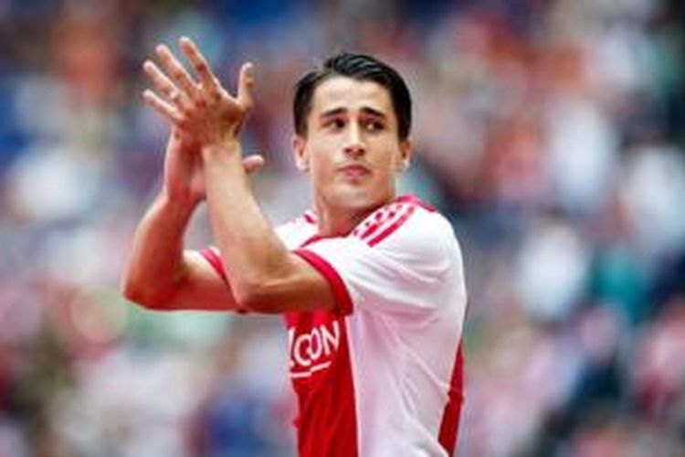 Striker Bojan Krkic saat membela Ajax Amsterdam pada musim 2013-14.