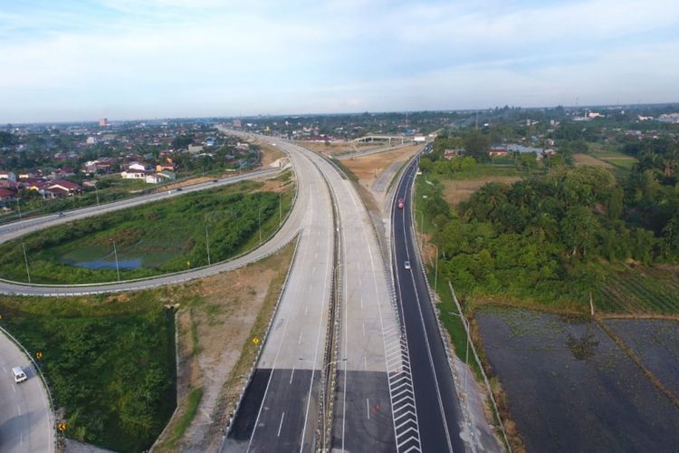 Ilustrasi proyek infrastruktur jalan tol