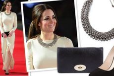 Kalung Zara yang Dipakai Kate Middleton Laris Dipesan