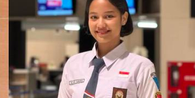 Profil Aliah Sakira, Paskibraka Pembawa Baki Upacara Penurunan Bendera di Istana Merdeka