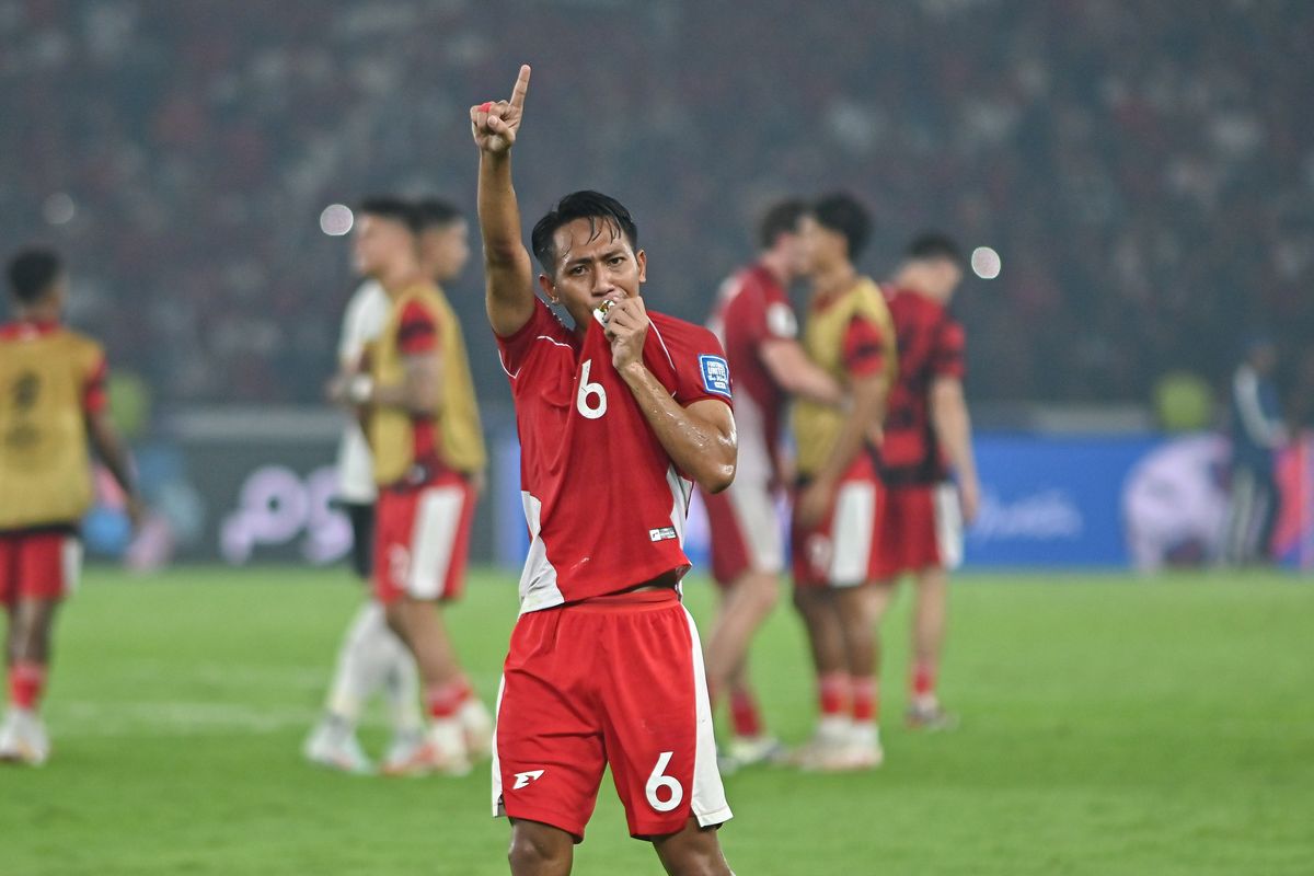 Beckham Putra terharu dan bangga bisa melakukan debu di Timnas Indonesia pada laga melawan China di Kualifikasi Piala Dunia 2026 Zona Asia, Kamis (5/6/2025) di Stadion Utama Gelora Bung Karno, Senayan, Jakarta.