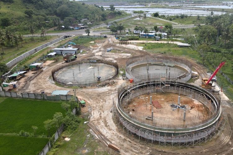 Pembangunan Ground Water Tank (GWT) di The Mandalika.