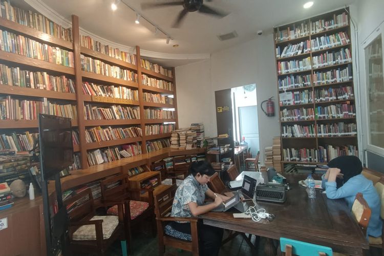 Ruang Baca di Baca di Tebet, Jakarta Selatan, Rabu (5/7/2023).