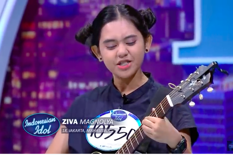 Ziva Magnolya, peserta Indonesian Idol X.