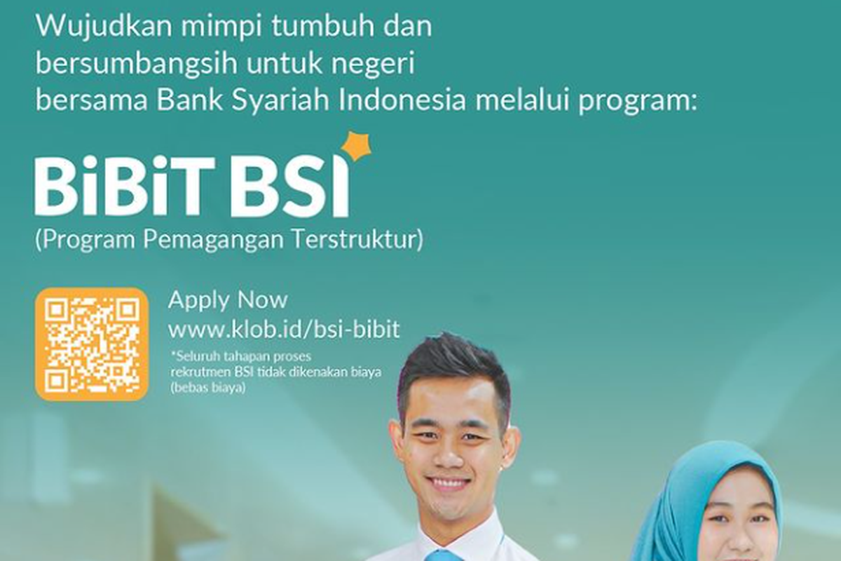 PT Bank Syariah Indonesia Tbk atau BSI membuka lowongan magang untuk lulusan SMA/SMK, D3-D1, dan S1.