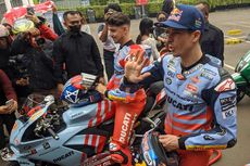 Alex Marquez dan Diggia Geber Ducati Panigale Keliling Jakarta