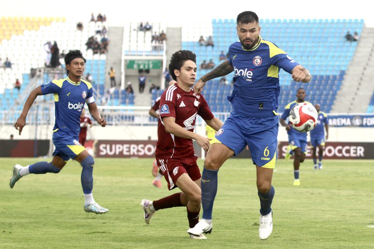 Hasil Arema FC vs PSM Makassar 3-0, Marcos Santos Puji Mental Pemain