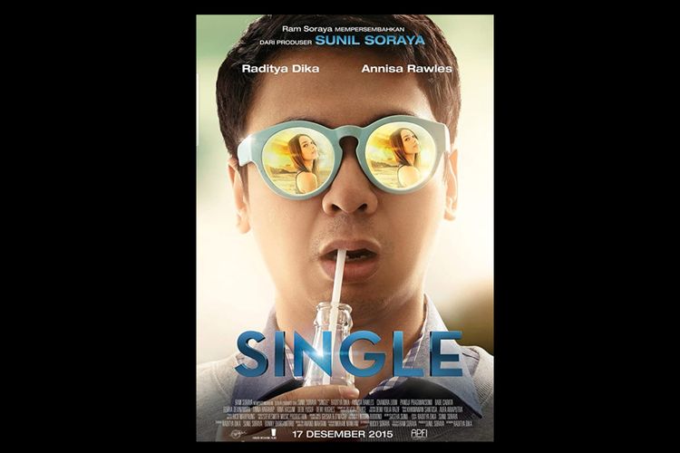 Poster film Single yang dibintangi Raditya Dika.