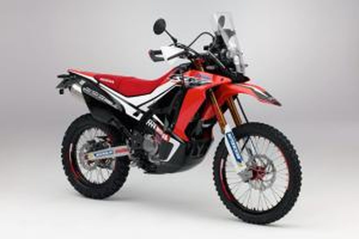 Honda CRF250 Rally siap mengaspal dari Osaka, Jepang.