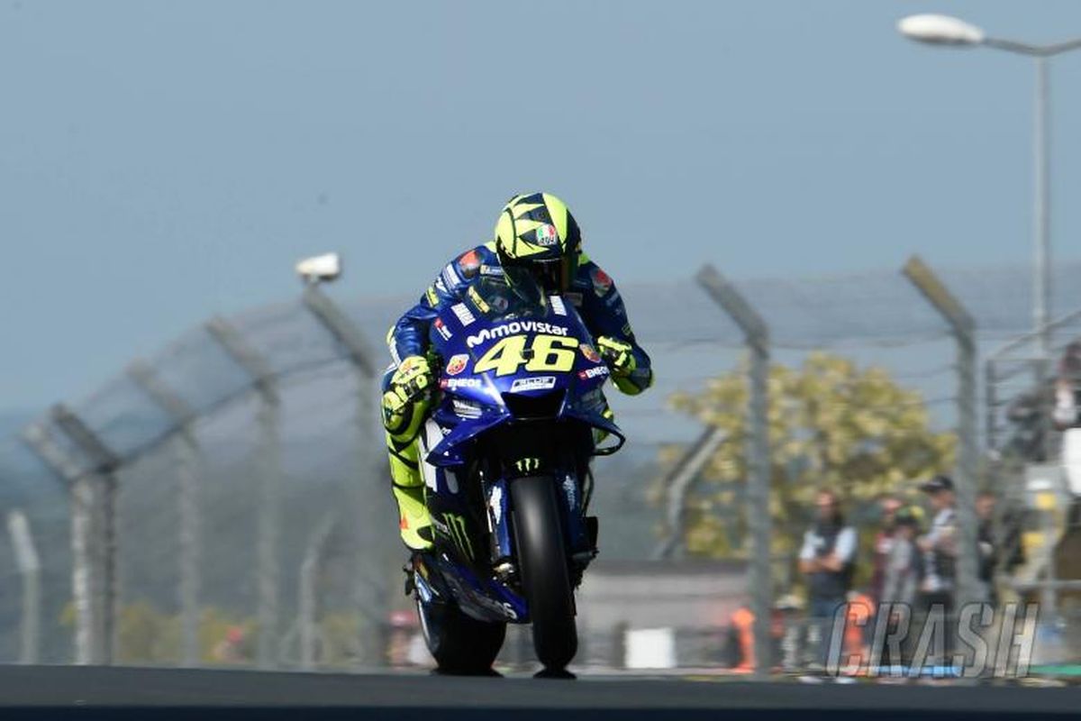 Valentino Rossi di GP Perancis 2018.